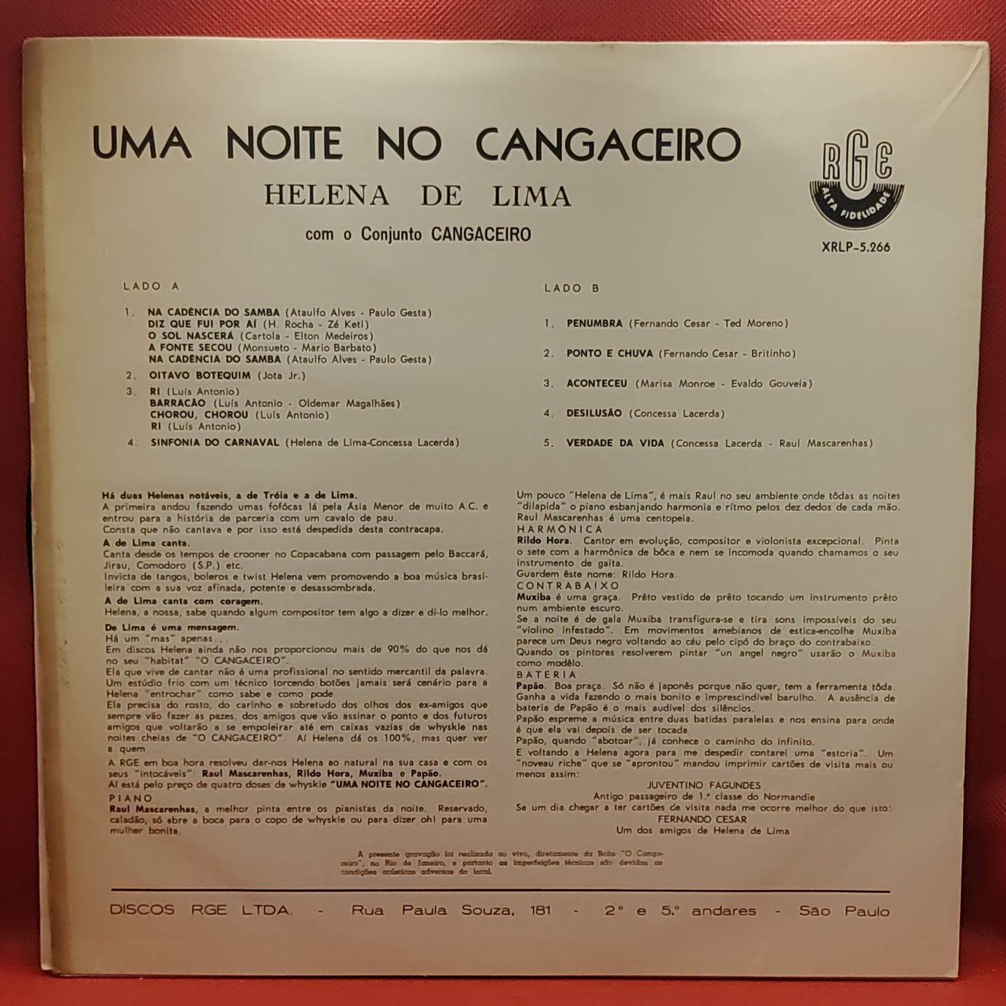 Helena De Lima – Uma Noite No Cangaceiro