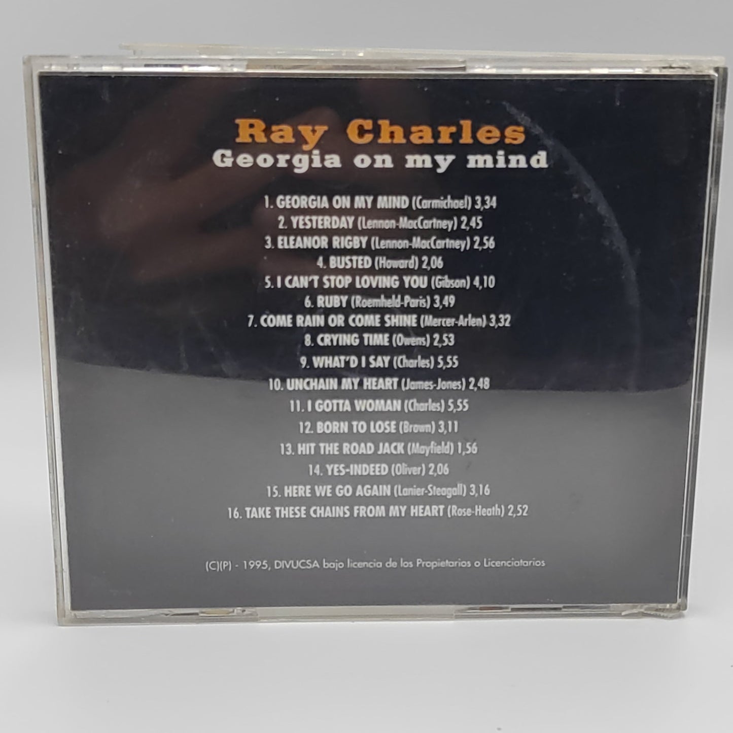 RAY CHARLES - Georgia on my mind