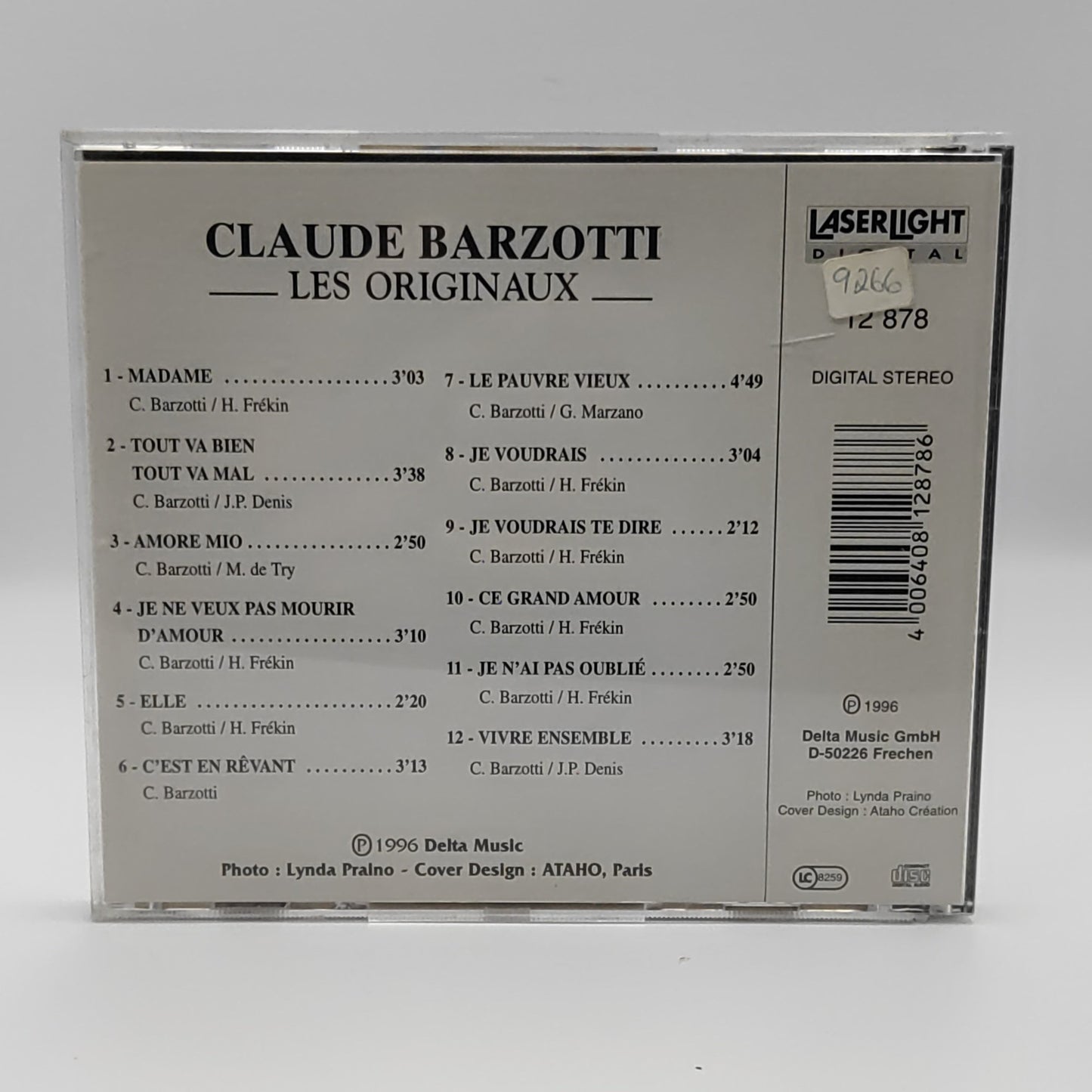 CLAUDE BARZOTTI - Les Originaux