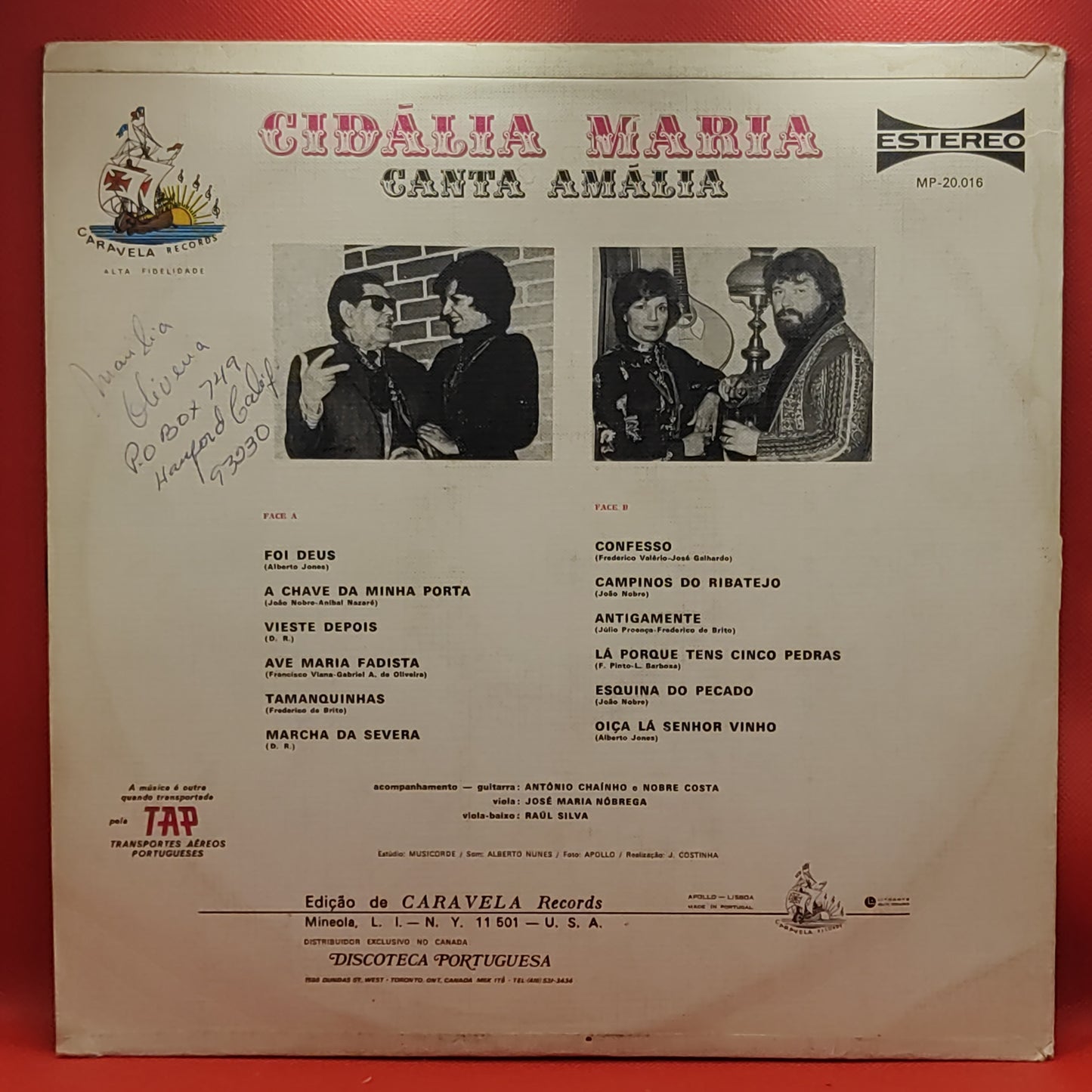 CIDÁLIA MARIA - CANTA AMÁLIA