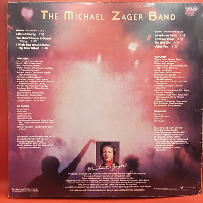 The Michael Zager Band – Life's A Party