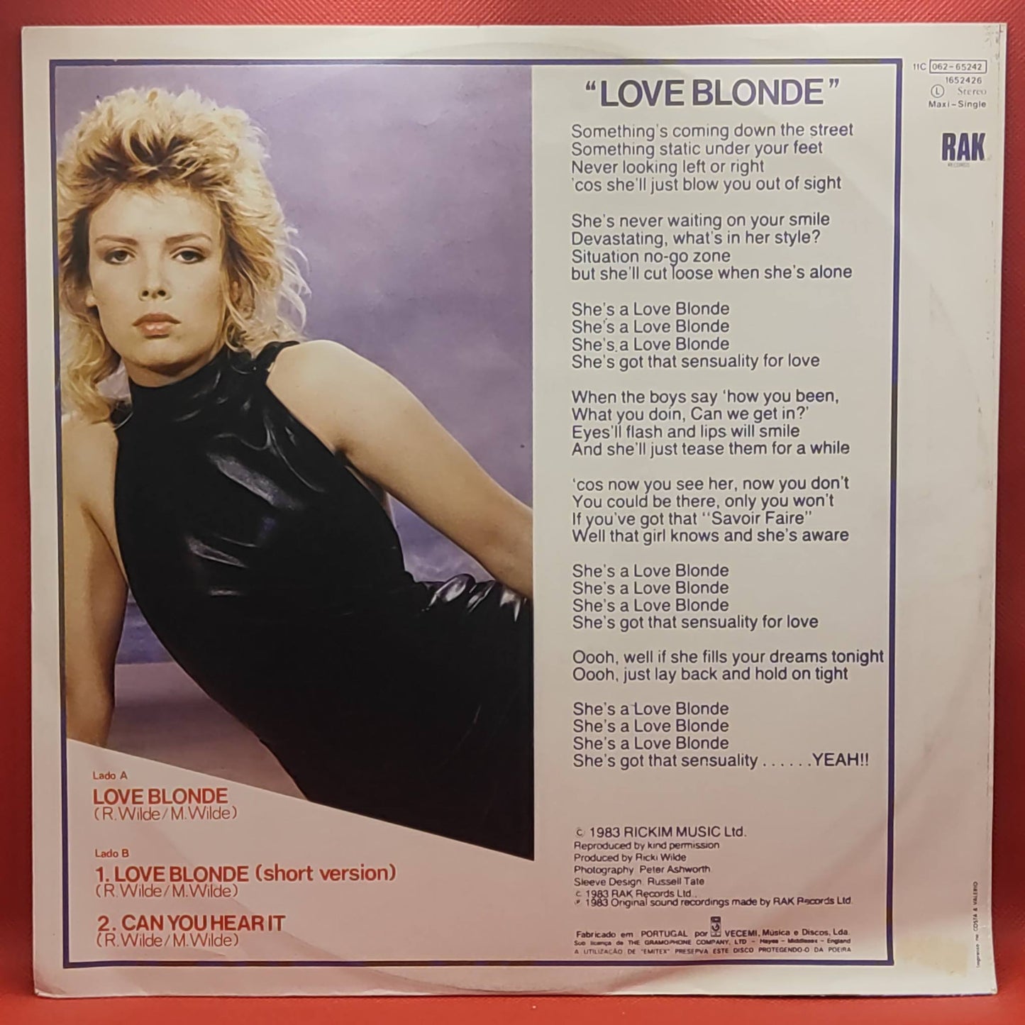 Kim Wilde ‎– Love Blonde