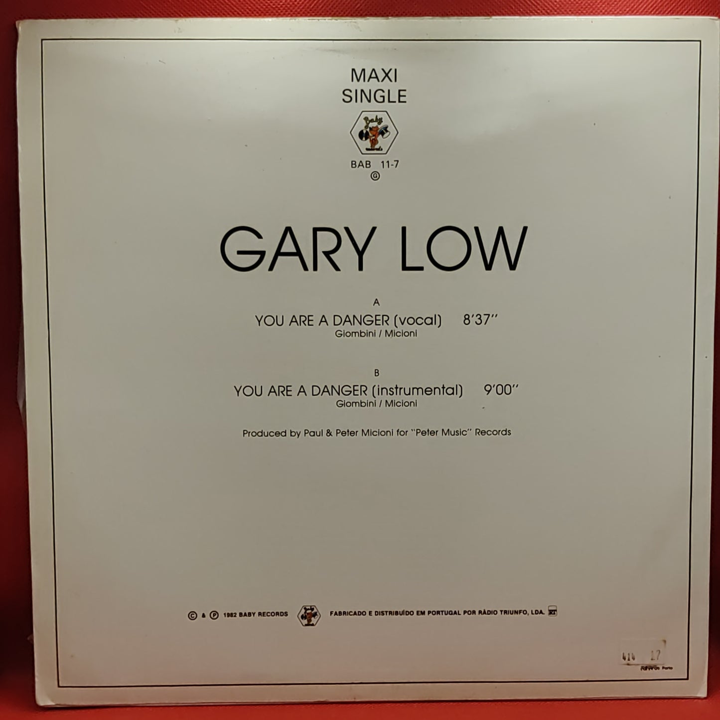 Gary Low – You Are A Danger