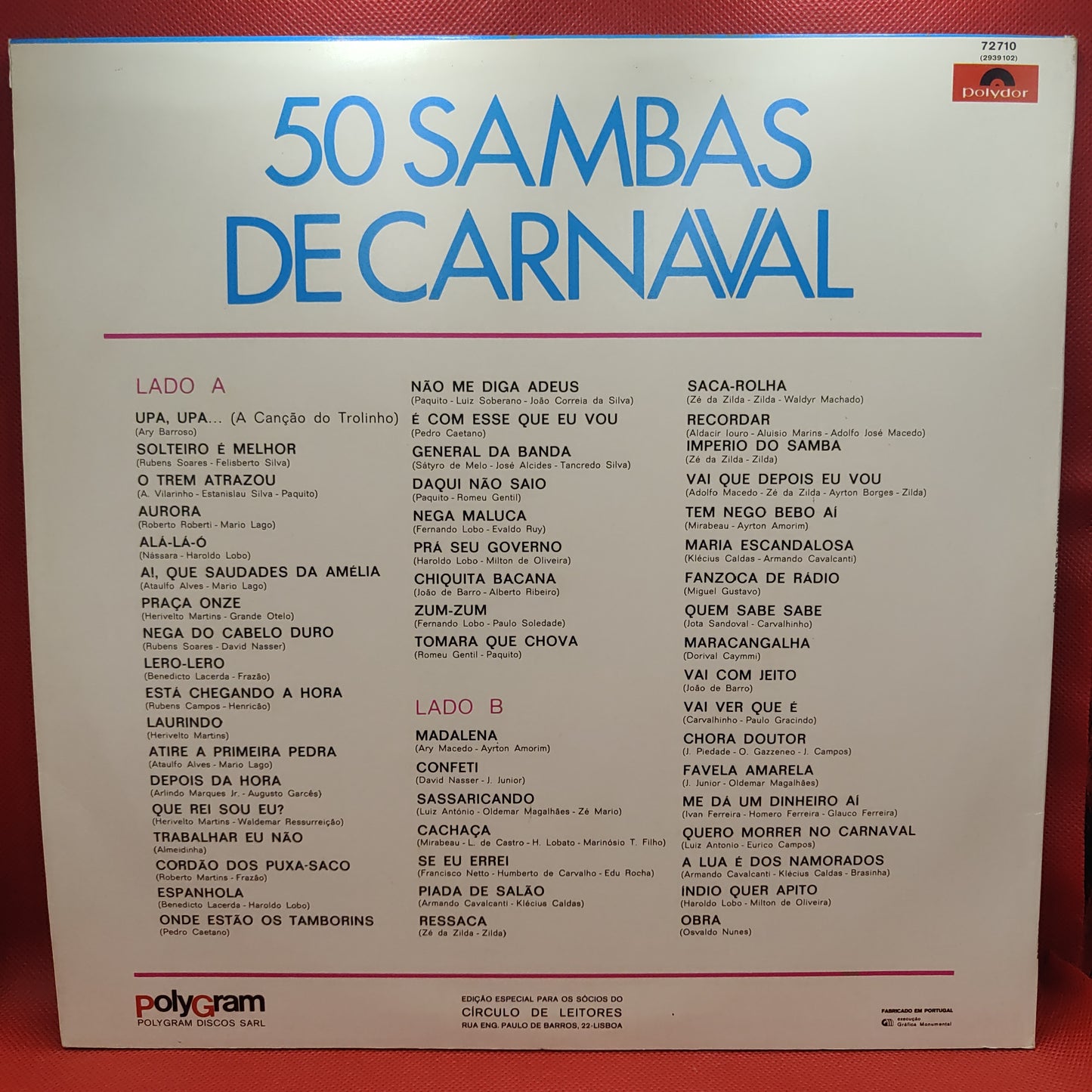 Banda Do Canecão – 50 Sambas De Carnaval