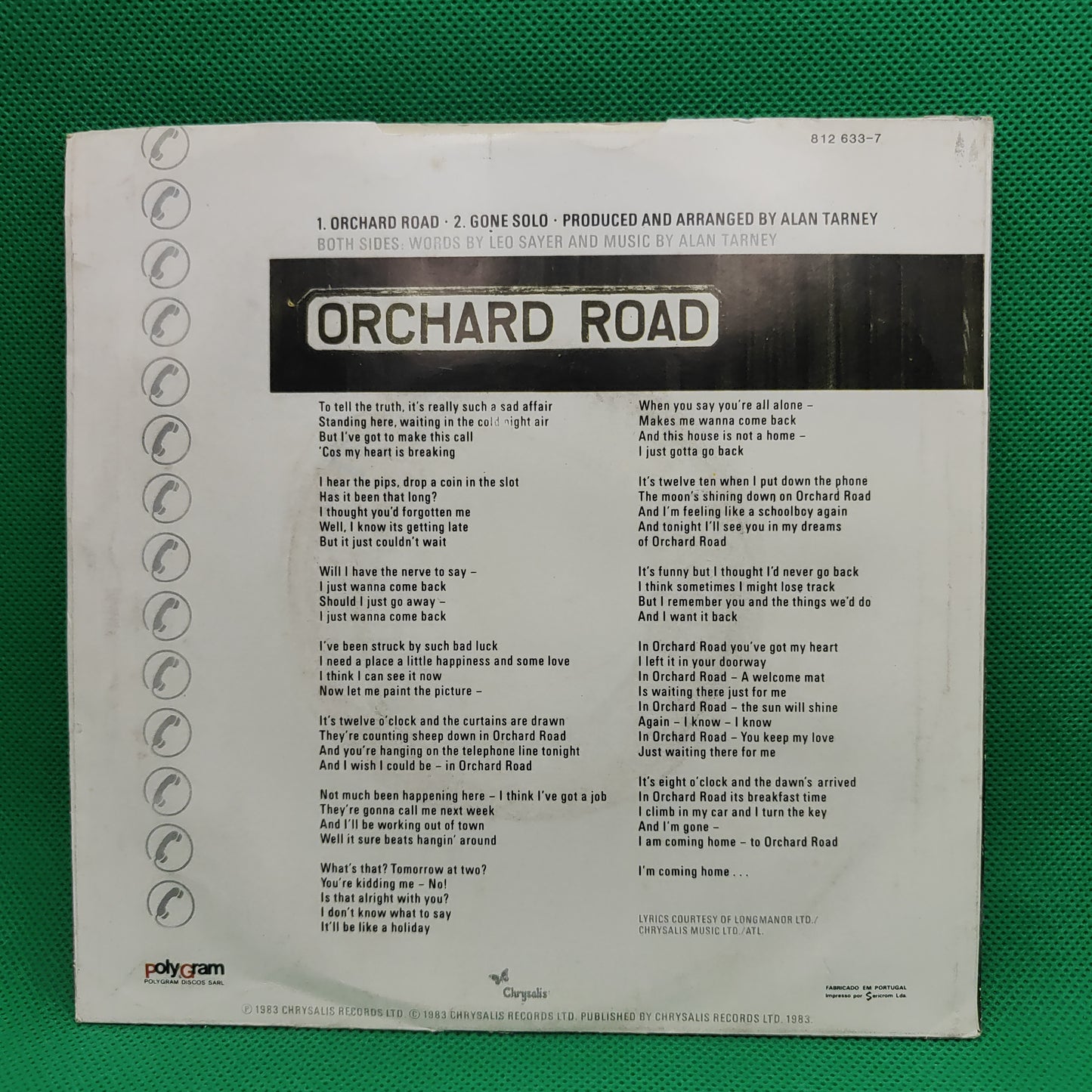 Leo Sayer – Orchard Road