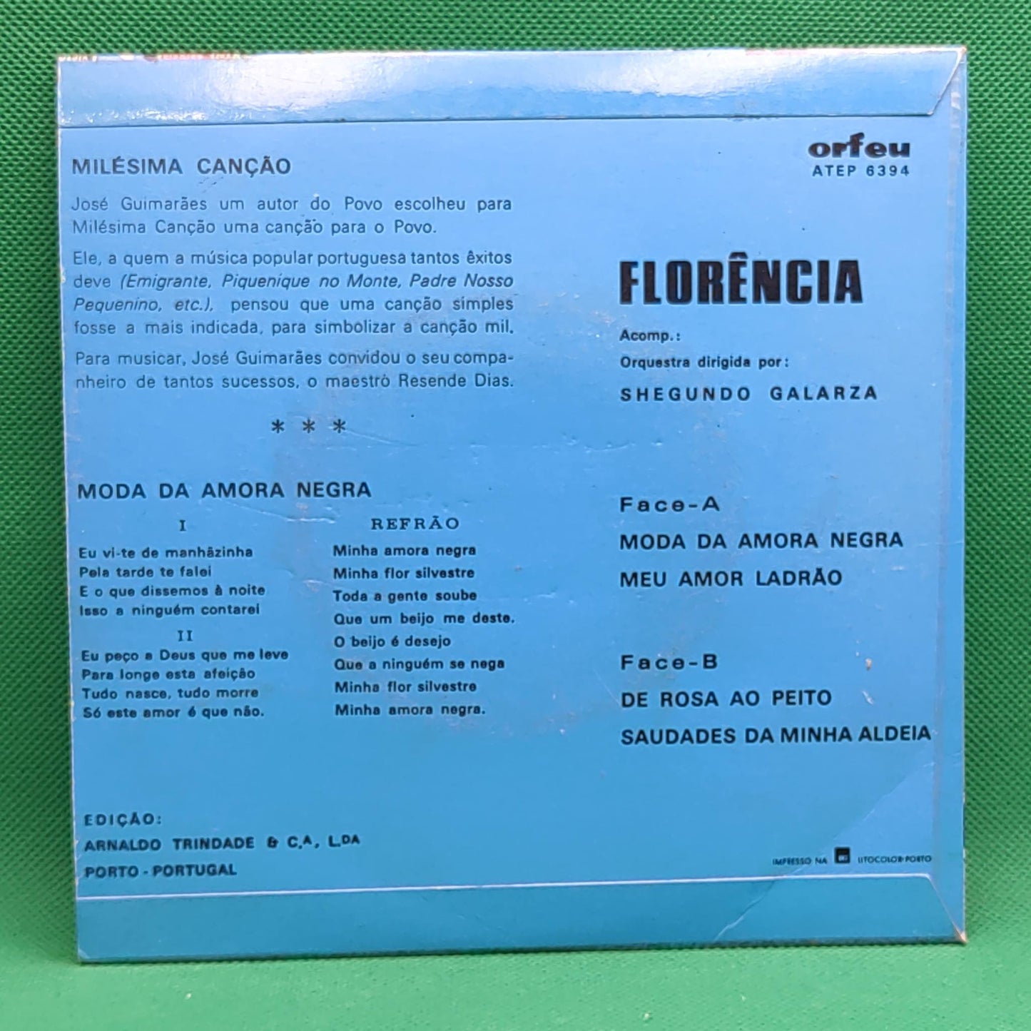 Florência – Moda Da Amora Negra