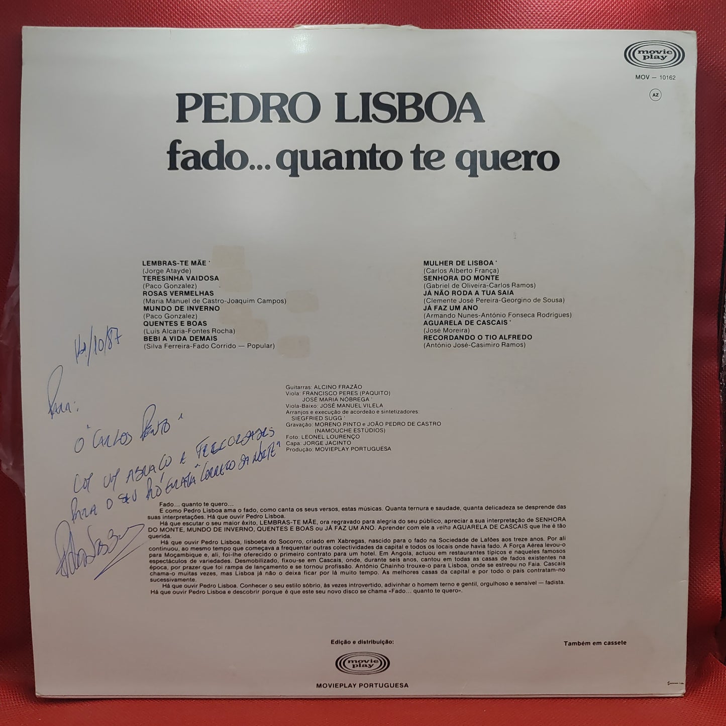 Pedro Lisboa – Fado... Quanto Te Quero