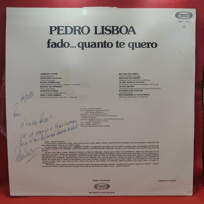 Pedro Lisboa – Fado... Quanto Te Quero