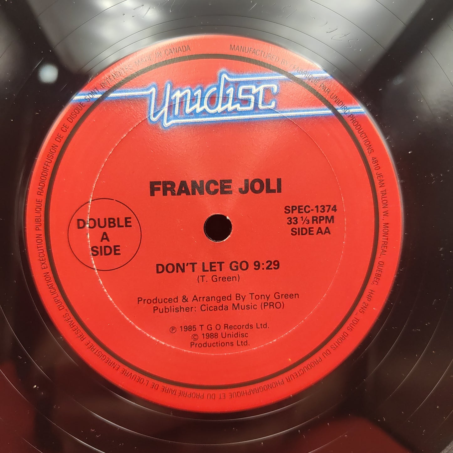 France Joli – Come To Me / Don't Let Go
