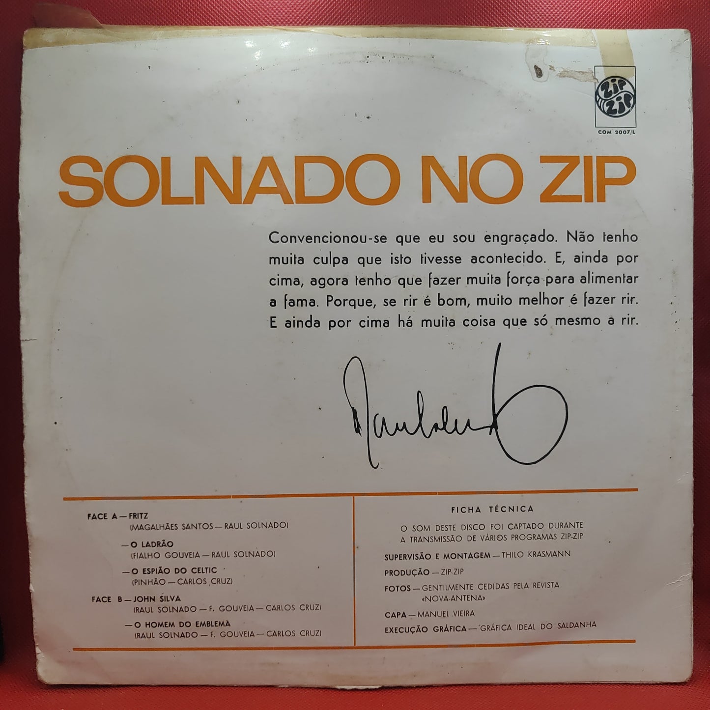 Raul Solnado – Solnado No Zip