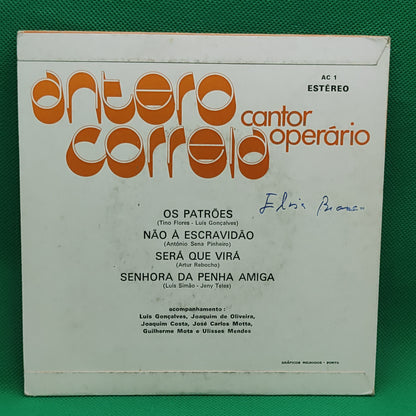 Antero Correia - Cantor Operário