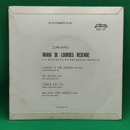 MARIA DE LOURDES RESENDE - LISBOA É UM SONHO