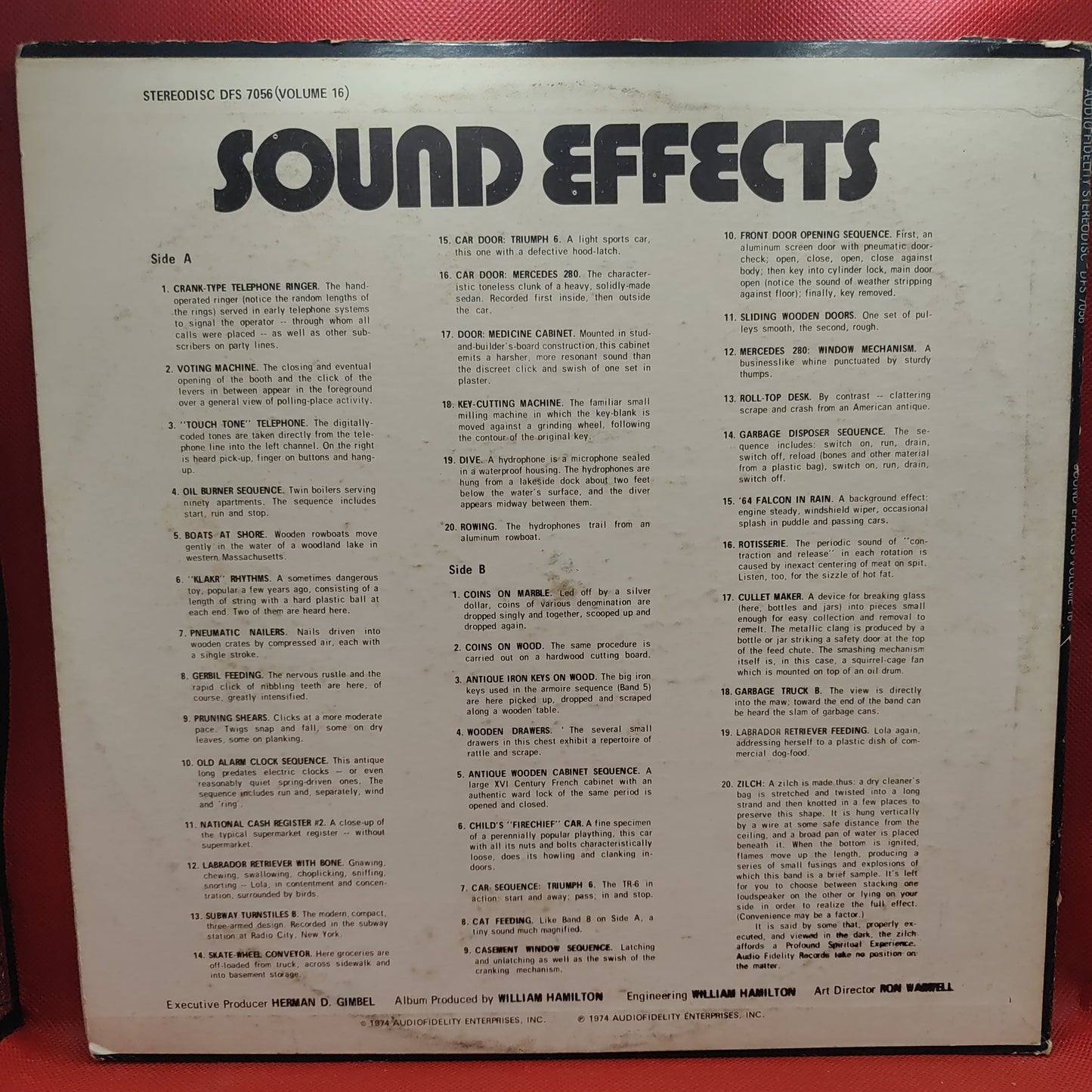 Various – Sound Effects Volume 16