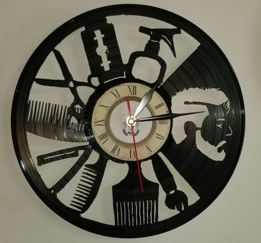 Relógio Vinil - BARBEIRO