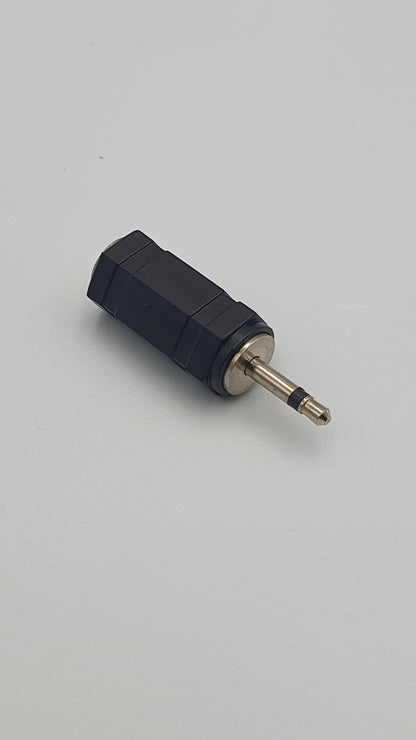 Ficha Adaptador Mono Macho Jack 2,5mm para Jack 3,5mm REF:4690