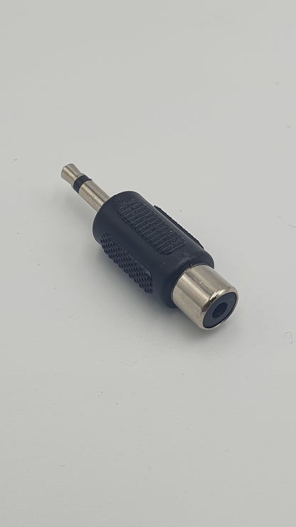 Adaptador Jack 3,5mm Macho Mono - RCA Femea REF:4660