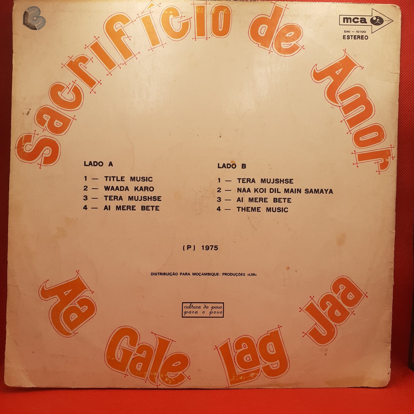 R. D. Burman – Sacrificio De Amor, Aa Gale Lag Jaa