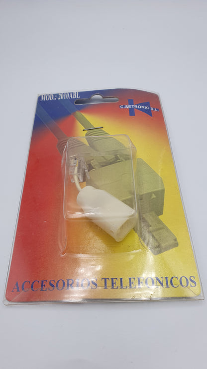 Ficha Flexivel para Telefone RJ11 4P/$C REF: 2010ABL