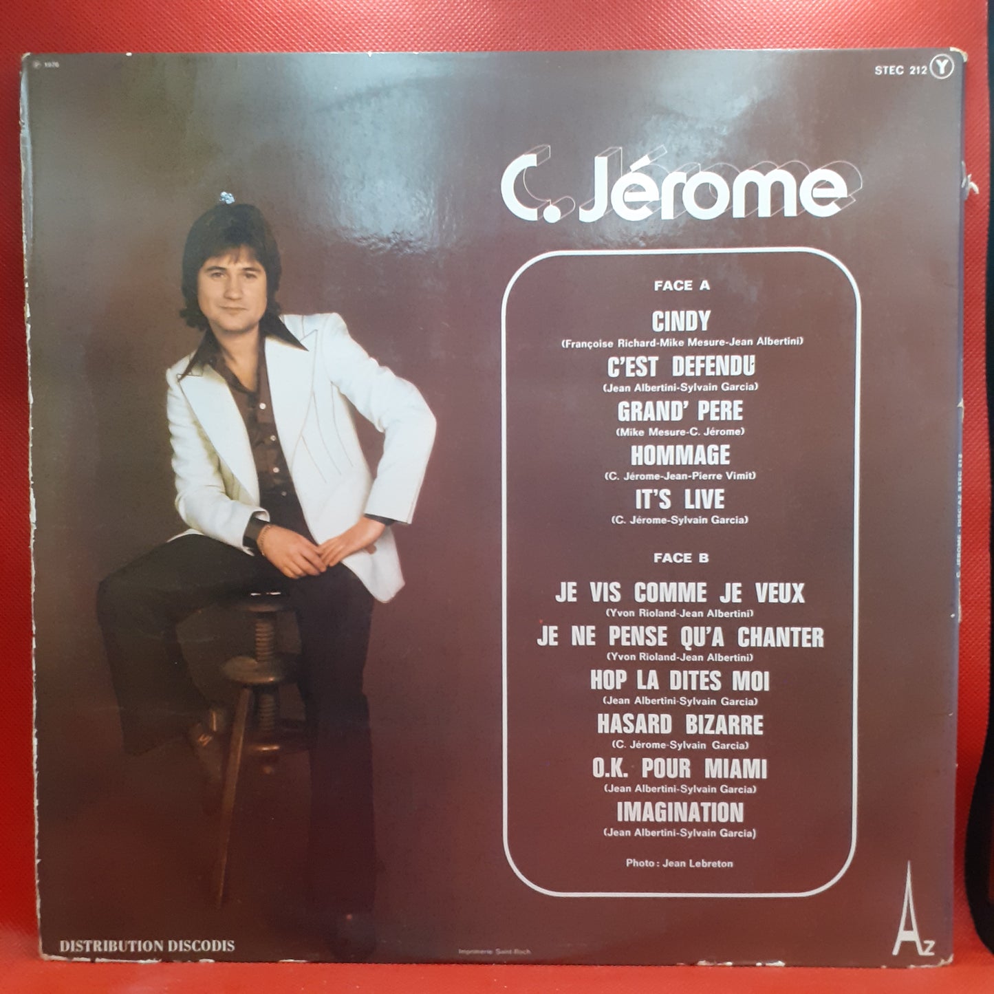 C. Jérome* – Cindy - Hommage (À Mike Brant)