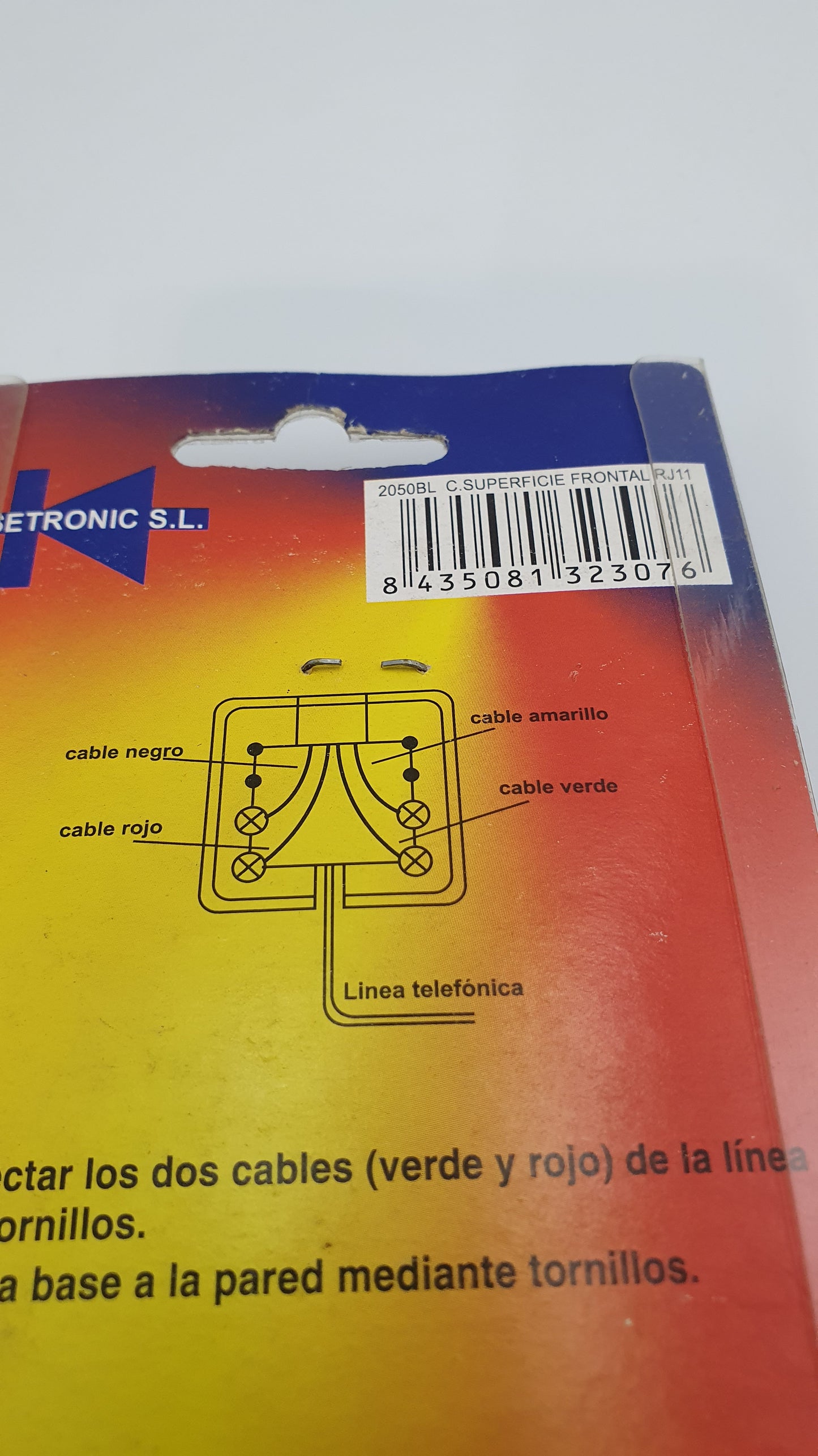 Tomada RJ11 Rede Frontal REF: 2050BL