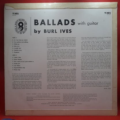 Burl Ives – Ballads With Guitar