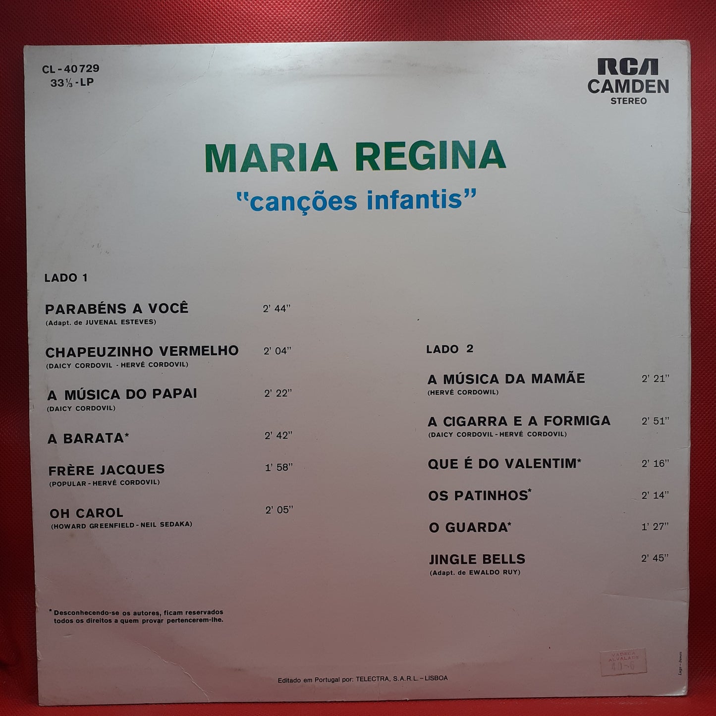 Maria Regina – Canções Infantis