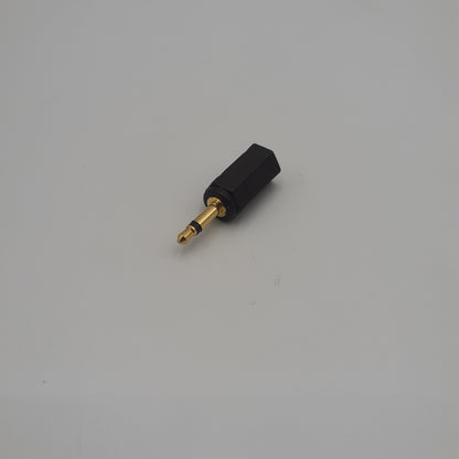 Ficha Adaptador Jack 3,5mm Mono para Jack 3,5mm Stereo REF:4620BL Dourado