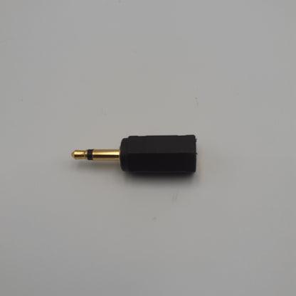 Ficha Adaptador Jack 3,5mm Mono para Jack 3,5mm Stereo REF:4620BL Dourado