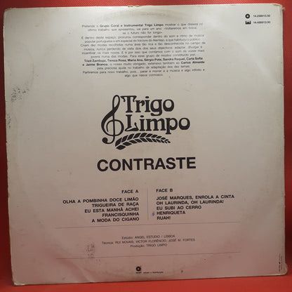 Trigo Limpo – Contraste