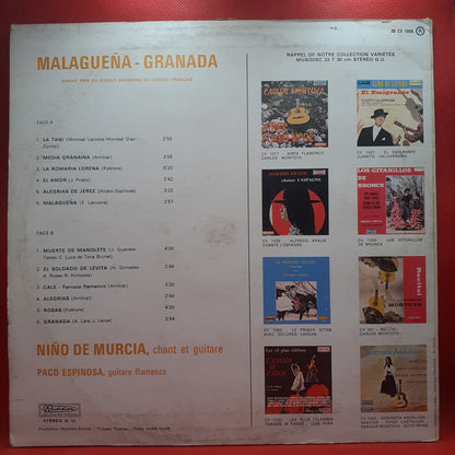 Niño De Murcia - Malaguaña / Granada (LP)