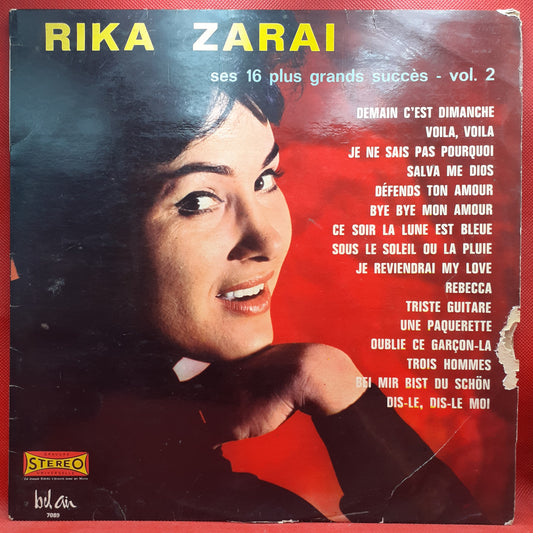 Rika Zarai* – Ses 16 Plus Grands Succès - Vol. 2