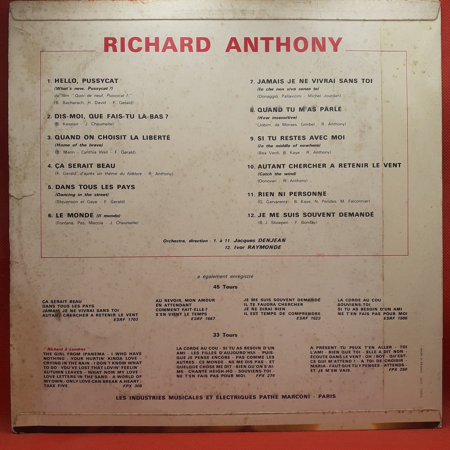 Richard Anthony (2) – Richard Anthony