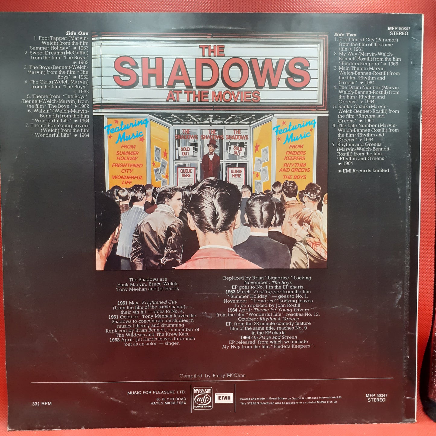 The Shadows – The Shadows At The Movies