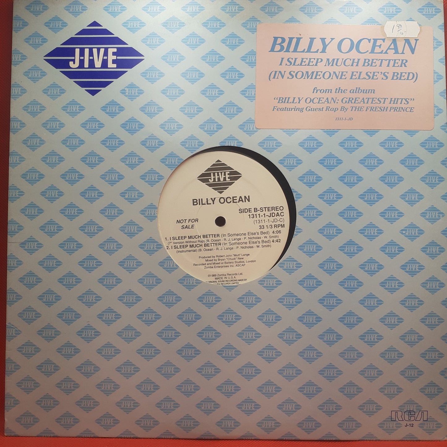 Billy Ocean – I Sleep Much Better (In Someone Else's Bed)