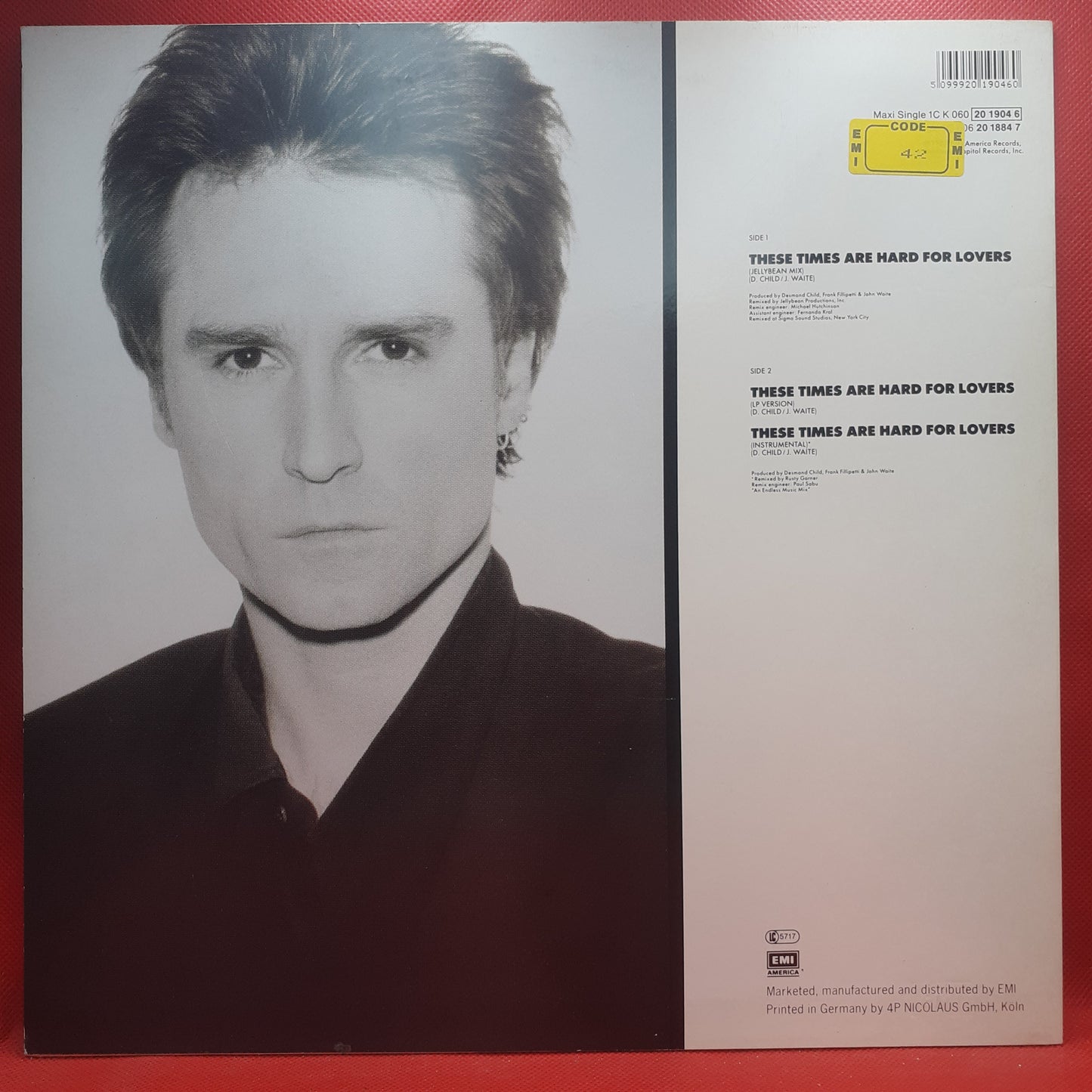 John Waite - These Times Are Hard For Lovers