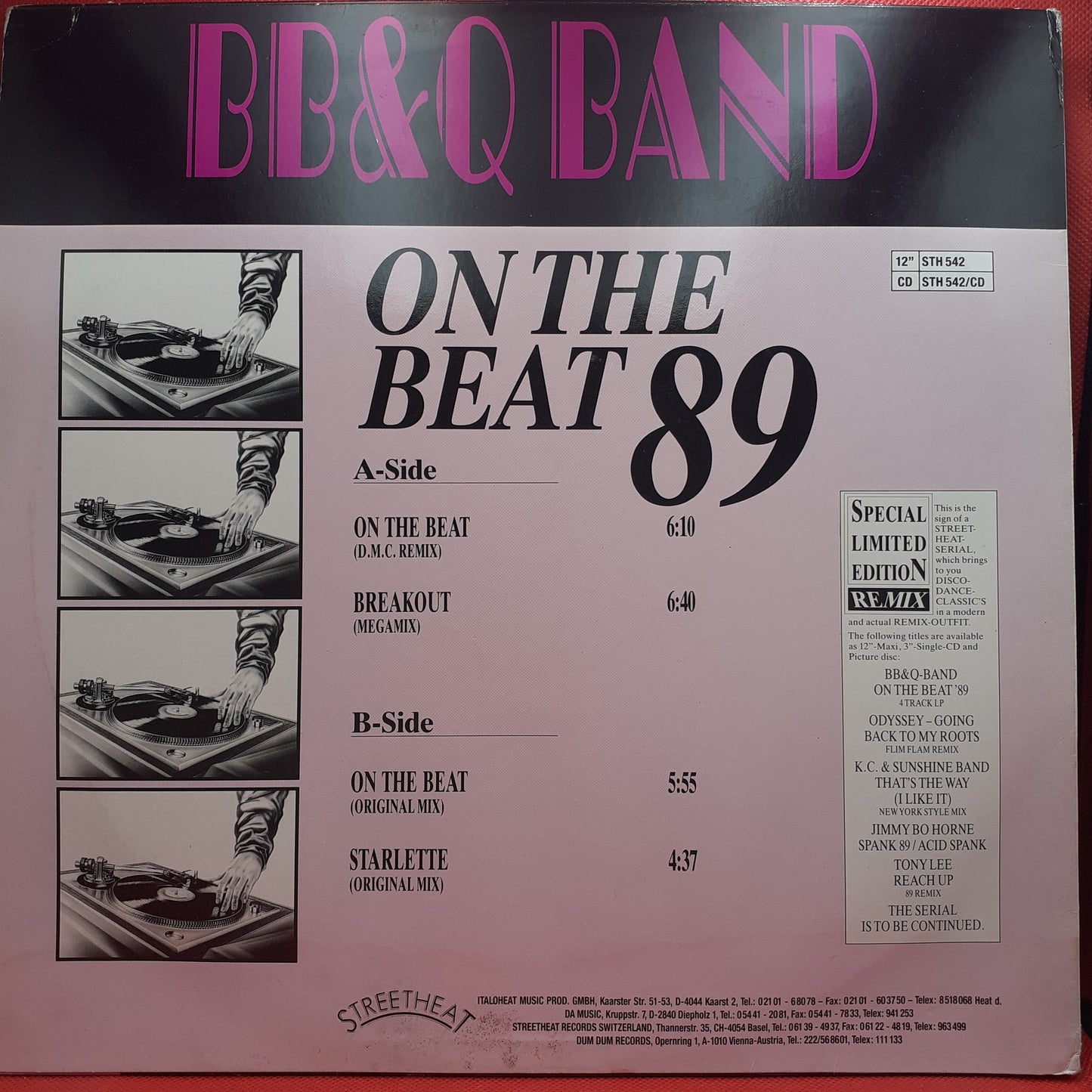 B.B. & Q. Band – On The Beat 89 (Special Limited Edition Remix)