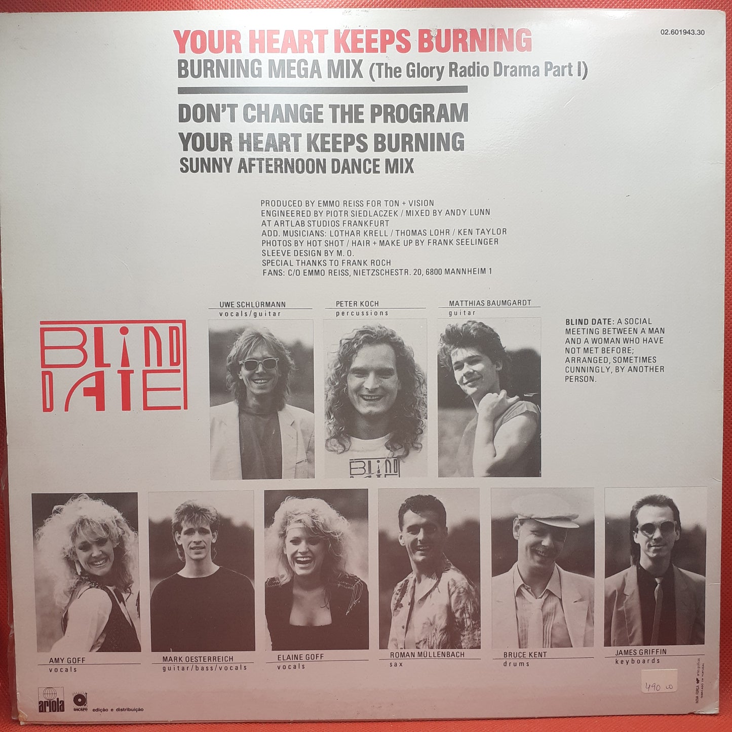 Blind Date - Your Heart Keeps Burning