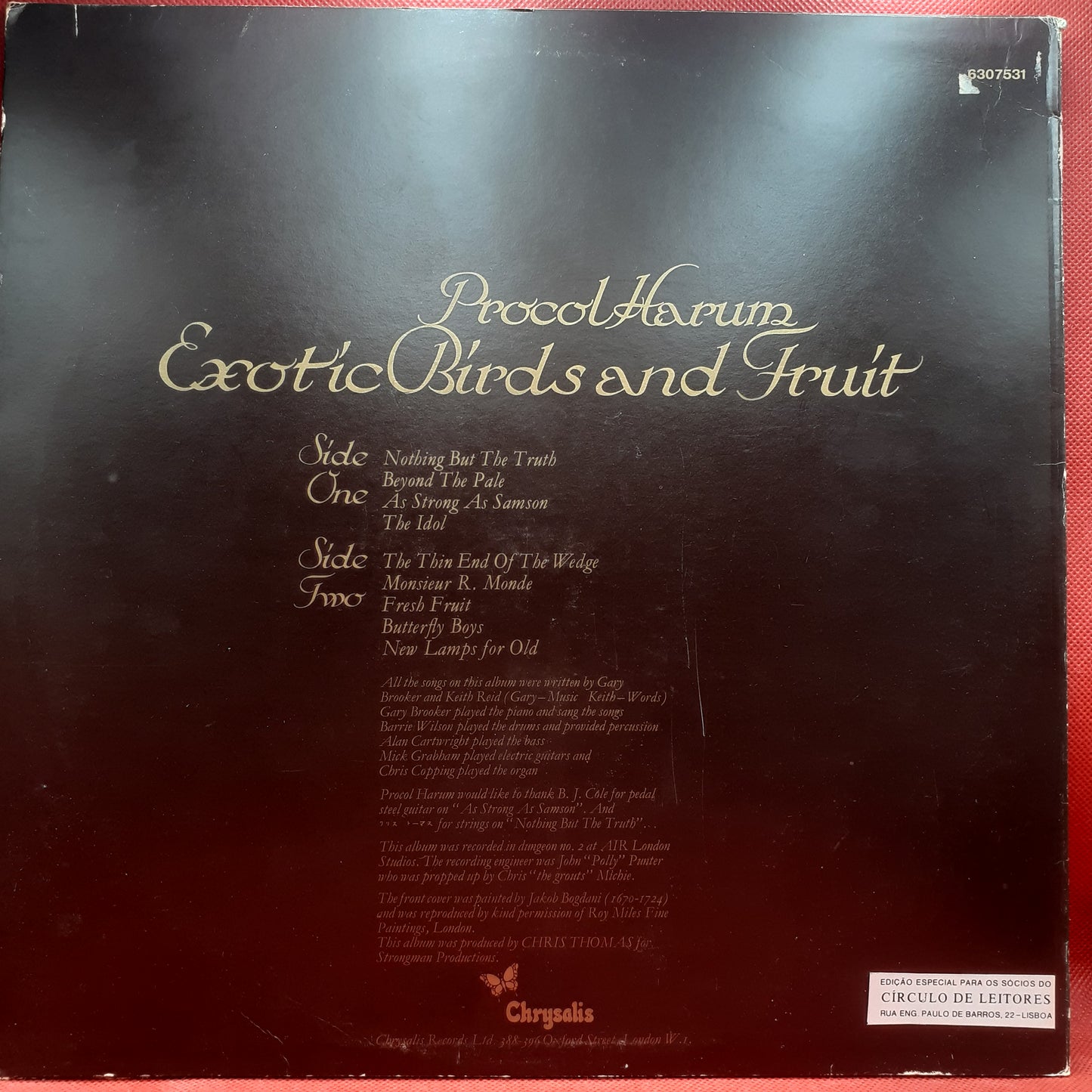 Procol Harum – Exotic Birds And Fruit