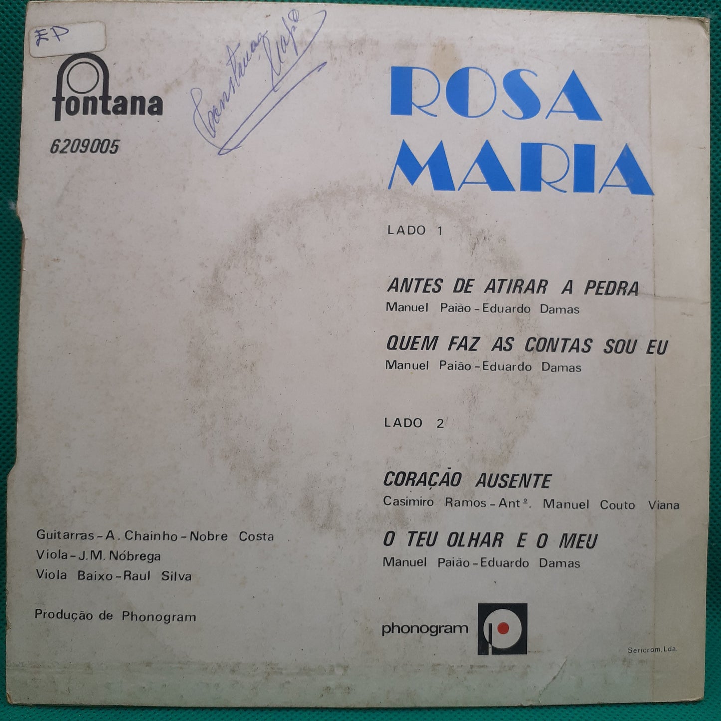 Rosa Maria  – Antes De Atirar A Pedra