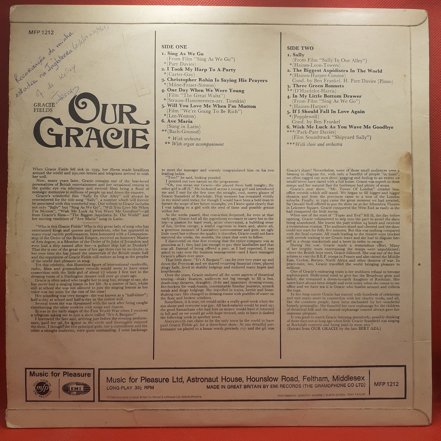 Gracie Fields – Our Gracie