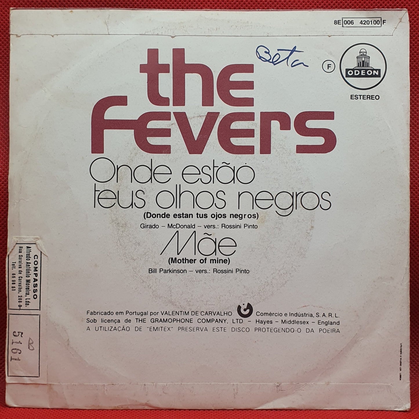 The Fevers – Onde Estão Teus Olhos Negros