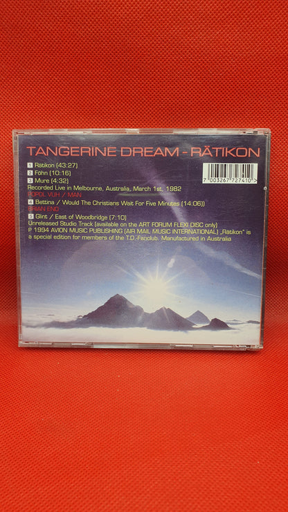 Tangerine Dream – Rätikon