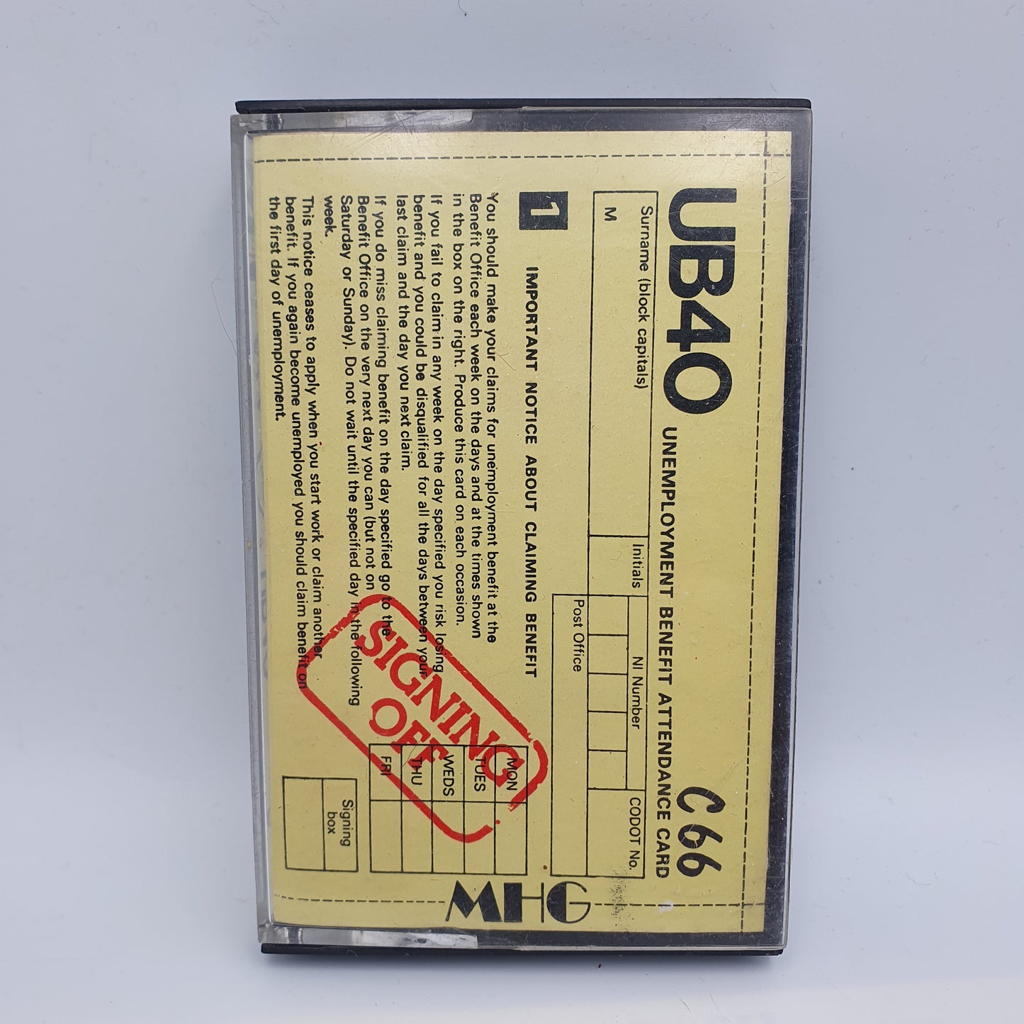 UB40 – Signing Off