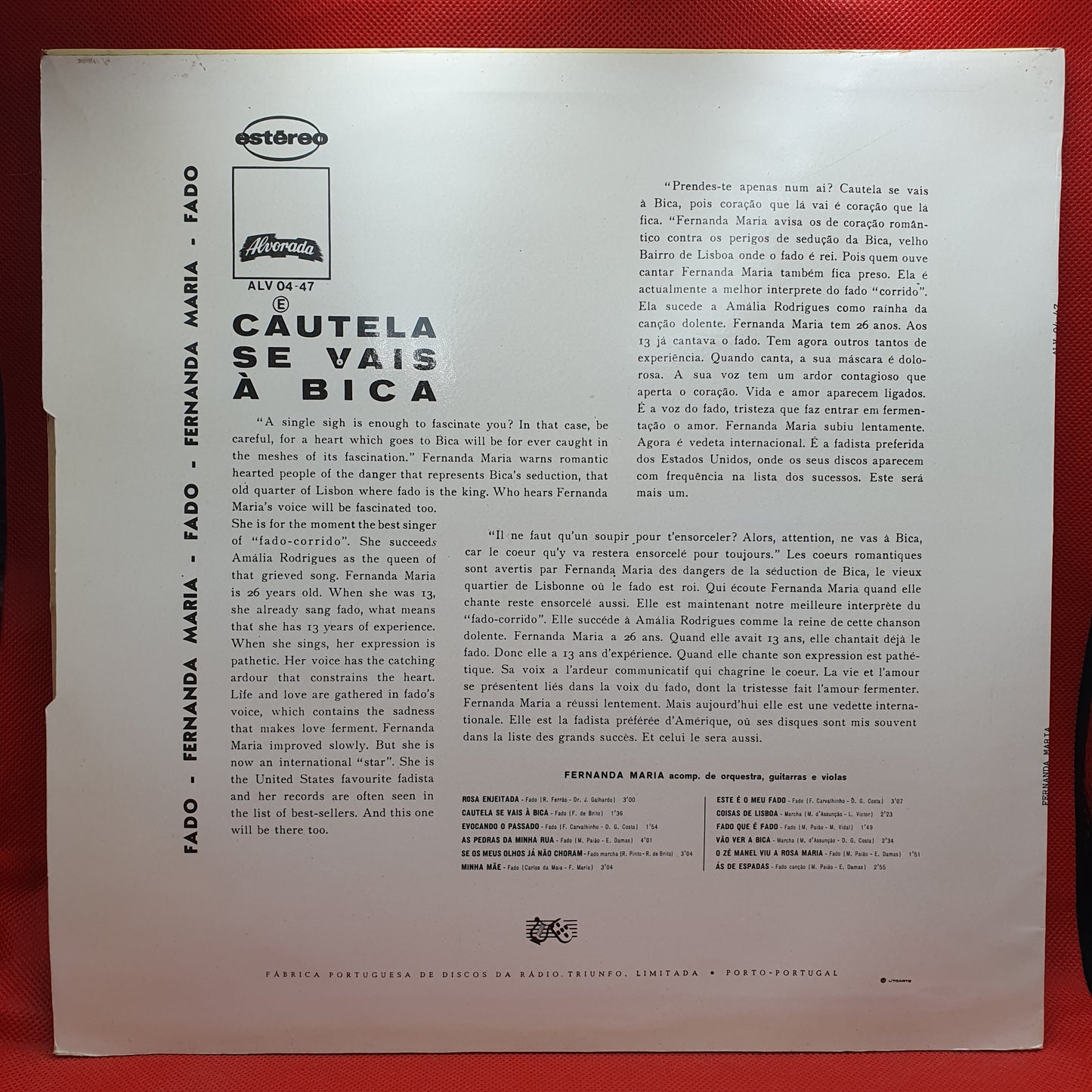 Fernanda Maria – Cautela Se Vais A Bica