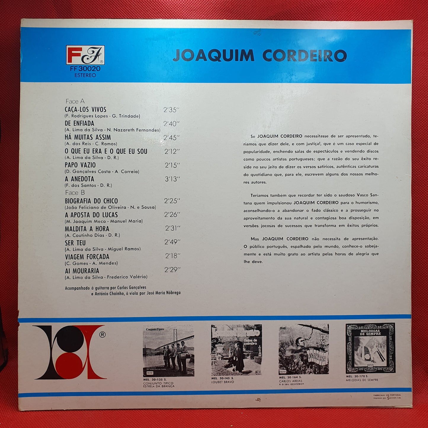 Joaquim Cordeiro – Vão Lá Esfolando Êsse!