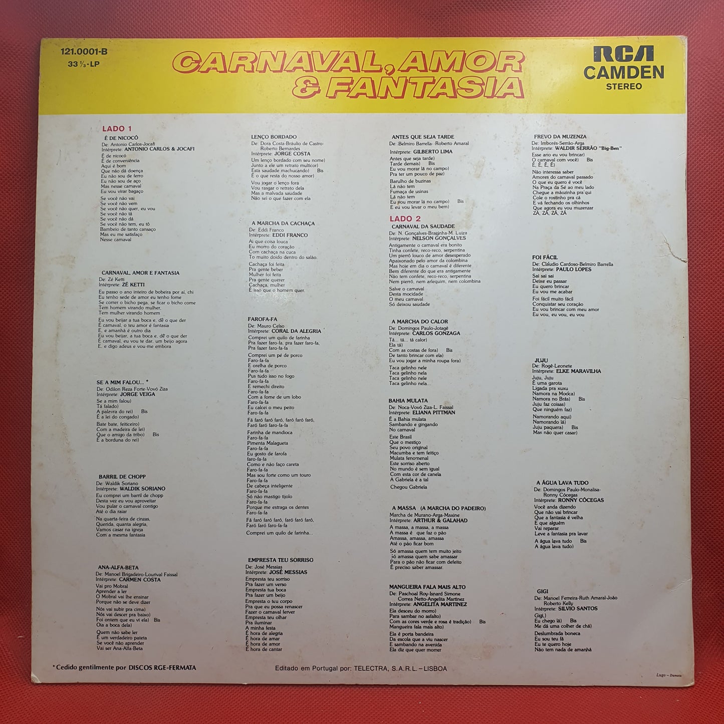 Various – Carnaval, Amor & Fantasia Volume 2