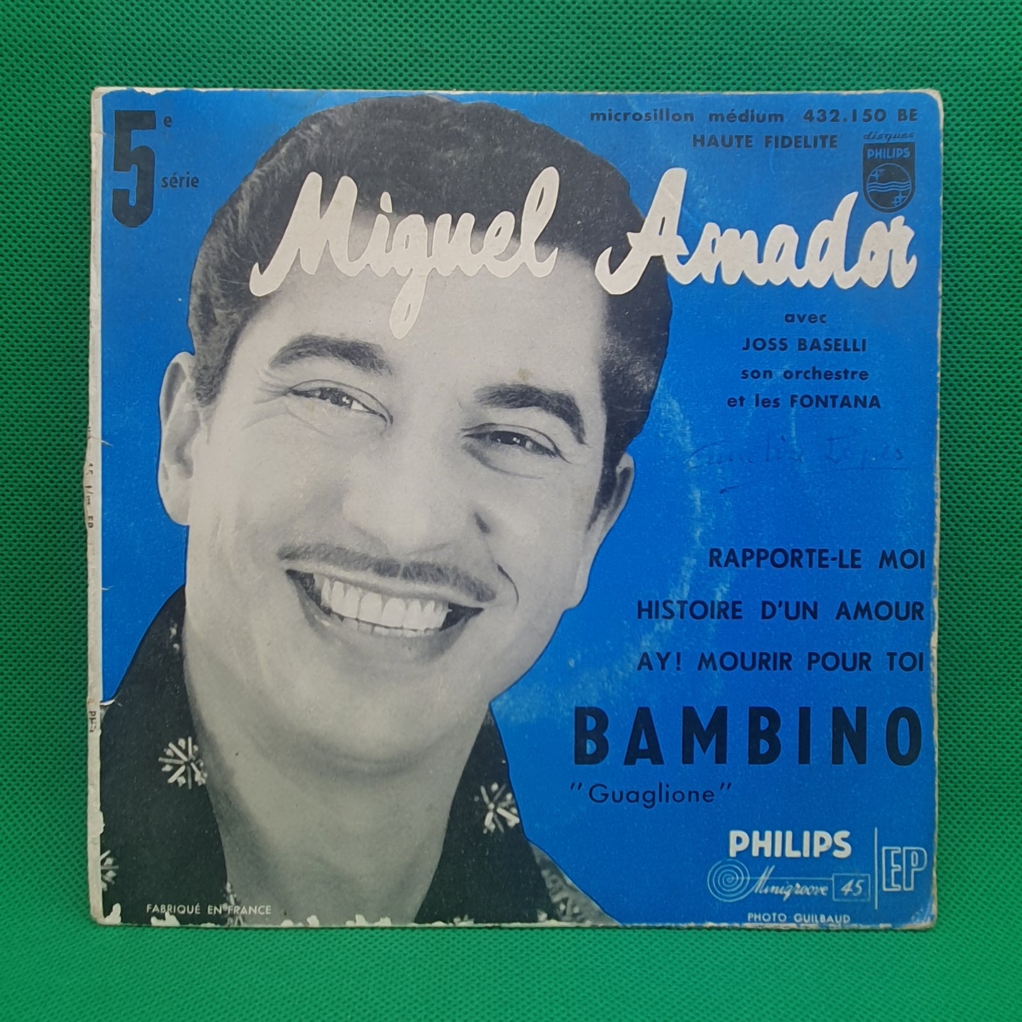 Miguel Amador Avec Joss Baselli Et Son Orchestre Et Les Fontana – Bambino