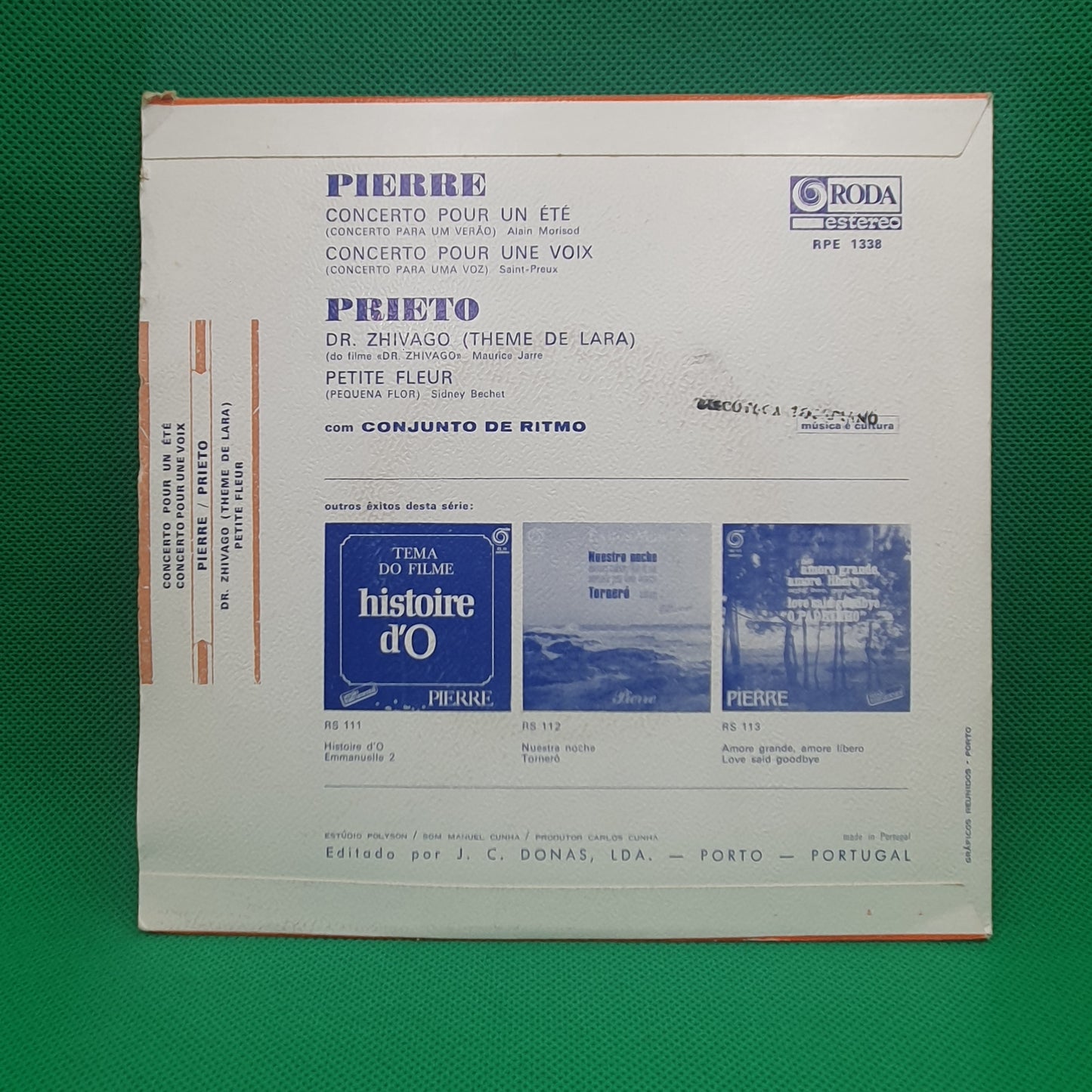 Conjunto de Ritmo e Pierre, Pietro - Pierre Pietro