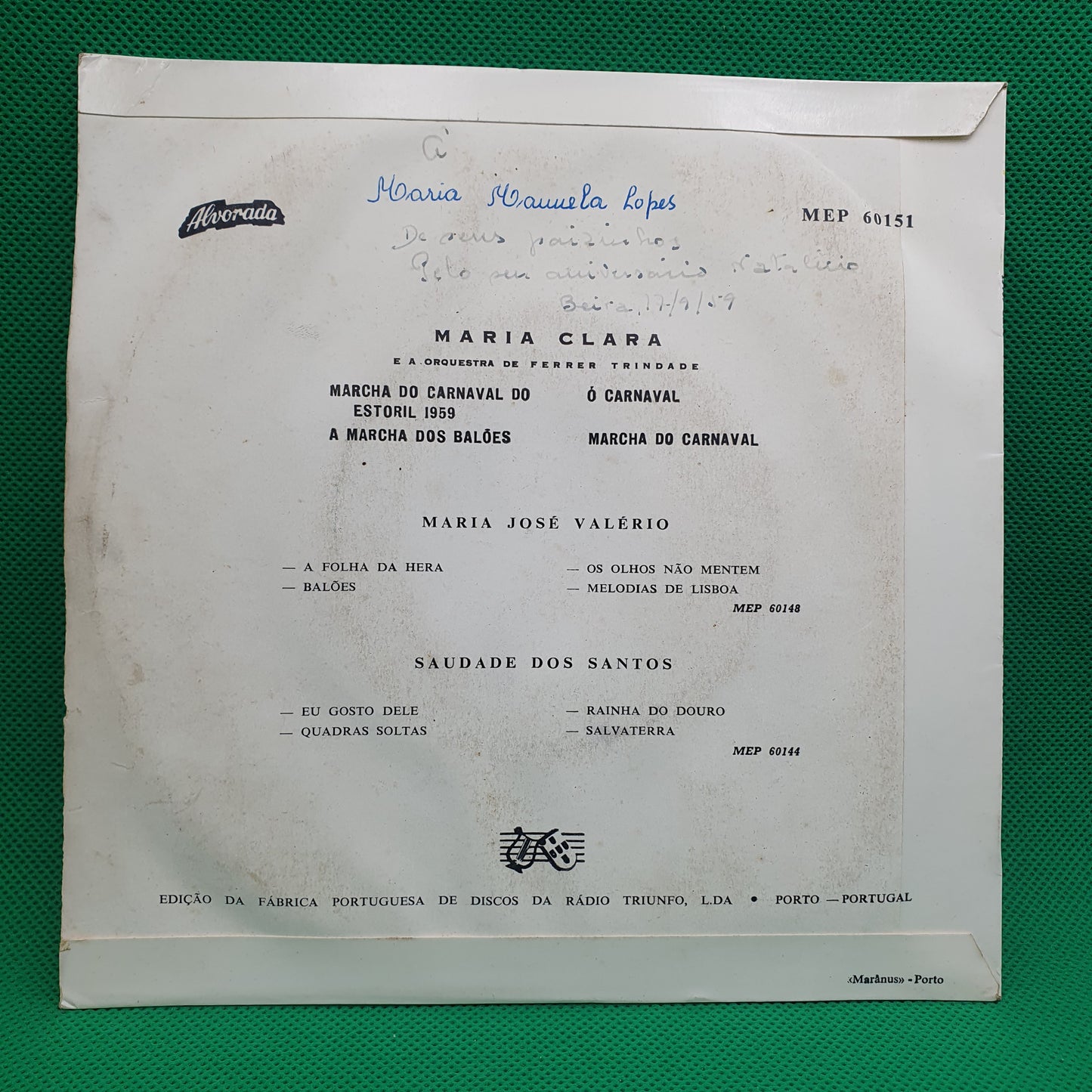 Maria Clara – Marchas Carnaval No Estoril