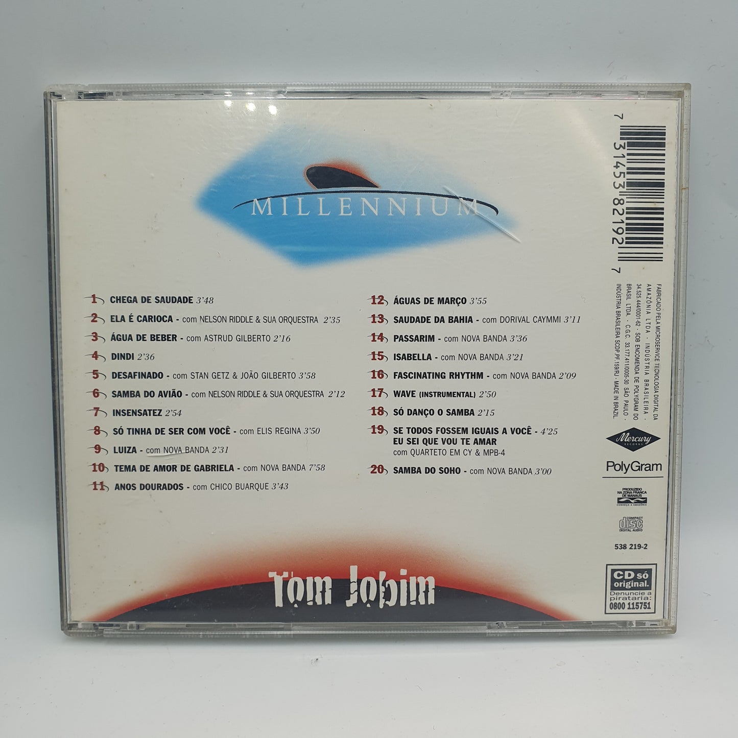 Tom Jobim – Millennium 20 Músicas Do Século XX